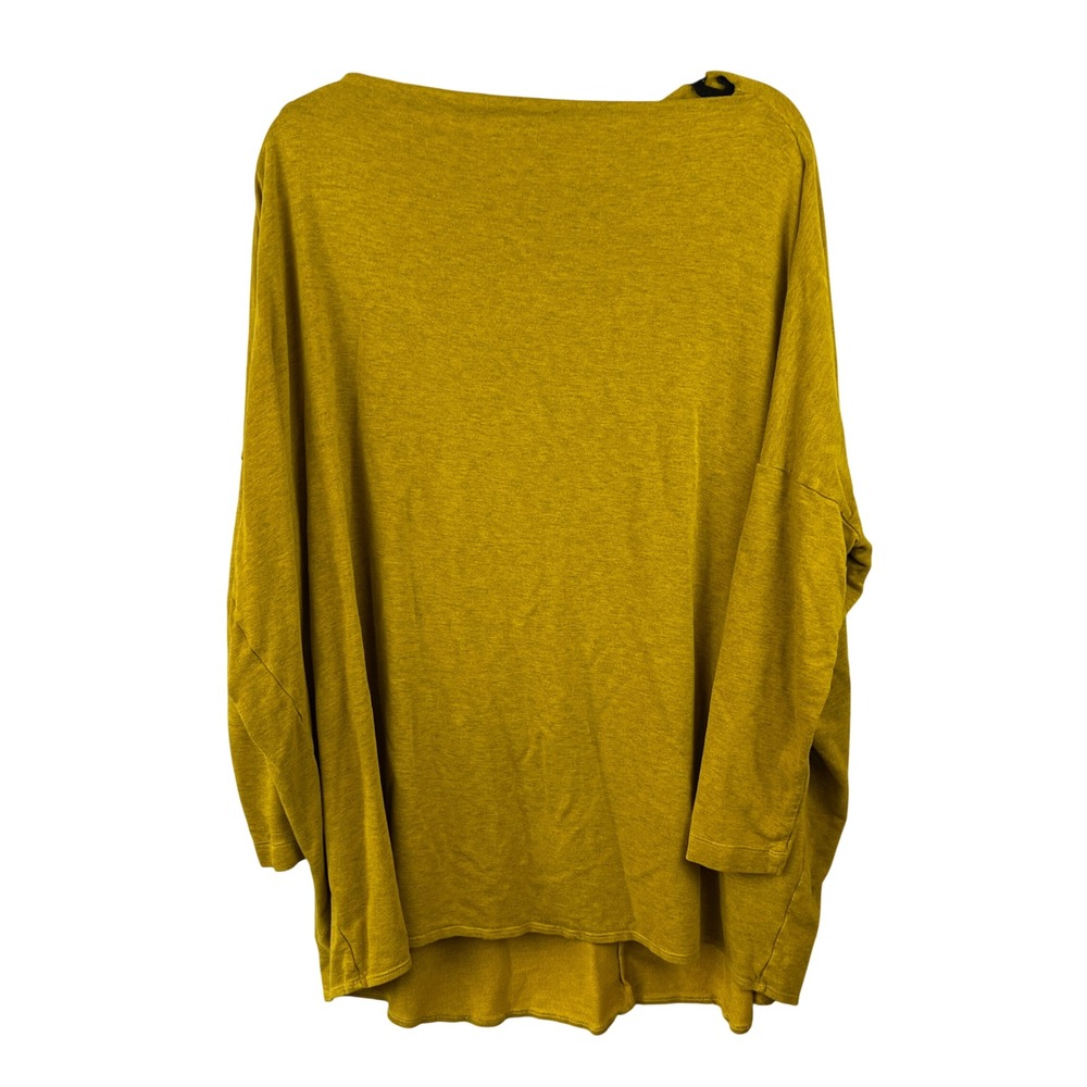 Bryn‎ Walker DIMITRI Oversized Slouchy Popover Tunic SZ L Chartreuse Lagenlook